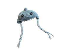 OOLA.DETAL Funny Pet Braid Wigs Hat Soft Wools And Felted Teeth Comfortable Breathable Easy To Wear For Cats And Dogs