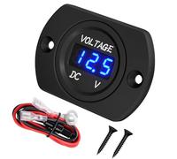 OOLA.DETAL General 12V/24V LED Digital Electric Meter with Color Screen for Car Motorcycle Easy Installation Anti