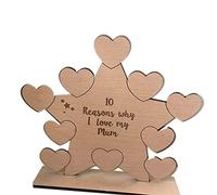 OOLA.DETAL Handmade Wooden Mothers day Decorations 10 Reasons for Why My Sign