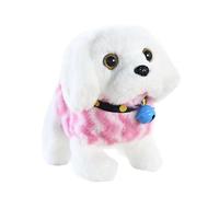 OOLA.DETAL Interactive Electric Plush Toy Dog Moves Forward Backward and Tail for Realistic Pet