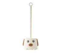 OOLA.DETAL Lovely Dog Designs Toilet Brush & Holders Set Strong ABS Construction with Upgrades Bathroom Tool