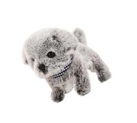 OOLA.DETAL Lovely Puppy Doll Barking Toy Crawling Toy Hopping Puppy Furry Robot Dolls for Holiday Birthday Ear Wagging