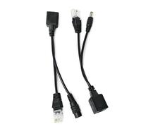 OOLA.DETAL Passive Injectors and Splitter Set for IPCameras and Wireless Access Points with DC5.5x2.1mm Connectors RJ45