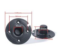 OOLA.DETAL Professional Metal Stand Speakers Base Iron Lower Sound Seats for Stage Sound Equipment Iron Construction