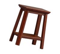 OOLA.DETAL Realistic Wood Stool Zakka Realistic Pretend Play for Role Display Top Stool Model 1:12 Dolls House