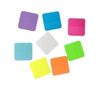 OOLA.DETAL Repositionable Fluorescent Color Adhesive PET Note 20 Sheets/Pad Notepads Memos Sheet for School