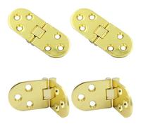 OOLA.DETAL Strong 180 Degree Folding Hinge Smooth Operate Cabinet Door Hinges for Round Table Top Cabinet Door Use