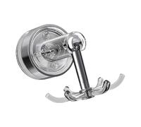 OOLA.DETAL Strong Suction Cup 6 Rotating Hook Wall Mounted Kitchen Organizers Simple Installs for Utensils Spoons Space