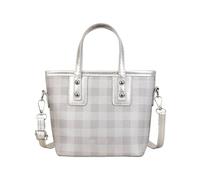 OOLA.DETAL Stylish Two Tone Crossbody Bag With Adjustable Strap Water Resistant PU Composition For Daily