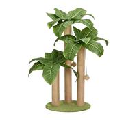 OOLA.DETAL Tree Plan Puss Clawing Post Permanent Sisal Rope Compound Board Multiple Functional Platform for Ascending