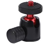 OOLA.DETAL Tripod Round Head 360 Panoramic Metal Quick Releasing Plate 1/4" Screw Thread Mount Tripod Head for Monopod