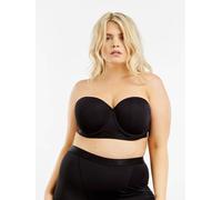 Oola Lingerie Black Moulded Strapless Multiway Bra Black 46F