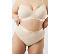 Oola Lingerie Control High Waist Thong In Nude Nude 18-20