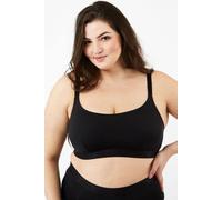 Oola Lingerie Everyday Hidden Underwired Bralette In Black Black 46DD