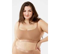 Oola Lingerie Everyday Hidden Underwired Bralette In Chocolate Chocolate 46DD