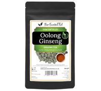 Oolong Ginseng Tea Loose Leaf (100g) - Ginseng Oolong Tea with Sweet Earthy Character, Refreshing Loose Leaf Chinese Tea, Hot or Iced, Resealable Pouch | Your ExcellenTEA