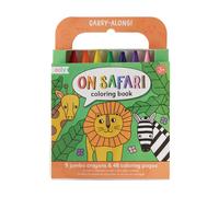 Ooly Carry Along Crayon & Colouring Book Set Safari Ooly Multicolor
