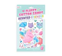 Ooly, Cotton Candy Scented Stickers - 2 Sticker Sheets + 8 Jumbo Stickers