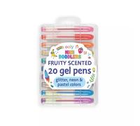 Ooly Mini Doodlers Gel Pens - 20 Pack: 20 Mini Glitter, Neon and Pastel Scented Gel Pens for Kids, Adults, Art Supplies, Stationary Supplies