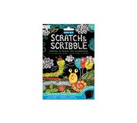 OOLY, Scratch and Scribble, Mini Art Kit for Kids, Bug Buddies, Children's Guided Artwork - 7 Piece Set