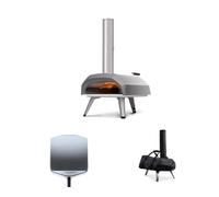 Ooni Karu 12 Outdoor Pizza Oven Bundle - Includes Pizza Oven Cover and 12" Pizza Peel