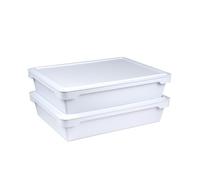 Ooni Pizza Dough Proofing Trays - Two Stackable Boxes, Fits 12 x 250g Dough Balls, Pizza Accessories, Dough Proofing Container Storage