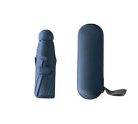 OonMan mini umbrella Travel Umbrella Compact Lightweight Portable Folding Umbrella-Dark Blue With Box