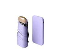 OonMan pocket umbrella Mini Sun Umbrella Small Pocket Umbrella Uv Protection Parasol-Light Purple
