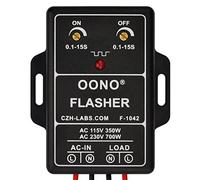 OONO AC 100-240V 3Amp Manual Blinking Flasher Module