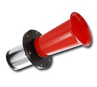 OOO-GAHH 12V RED AIR HORN RETRO TRUMPET 110dB KLAXON FOR CAR PICKUP VAN TRUCK CAMPER MOTORHOME CUSTOM VINTAGE PROJECT