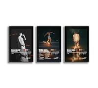 oooac A Set of 3 album canvas posters,Benson Boone Poster Fireworks & Rollerblades Poster, Album Aesthetics 3 Piece Set,12x18IN Canvas Prints Unframed Set of 3