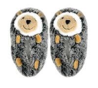 ooohyeah Women’s Fuzzy Animal Slippers, Cute Funny Cozy Non-Slip House Slippers for Women, Biscuit the Hedge