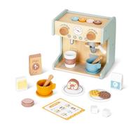 OOOK 2-in-1 Kids Wooden Toy Coffee Maker Playset