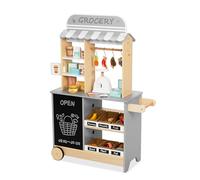 OOOK All-in-One Grocery Store Pretend Play with Chalkboards