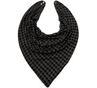 Oooly Dooly Bibs Adult Dribble Bib Bandana Special Needs 2 Pack 1 x Khaki/Black Check 1 x Wine/Black Check