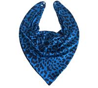 Oooly Dooly Bibs Adult Dribble Bib Bandana Special Needs 2 Pack 1 x Turquoise/Black Leopard 1 x Cerise/White Spots