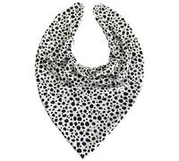 Oooly Dooly Bibs Adult Dribble Bib Bandana Special Needs 2 Pack 1 x White/Large Black Spots 1 x White/Random Black Spots