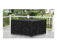 OOOXZO Patio Sofa set Covers Waterproof 190x190x70cm/LxBxH Garden Furniture Cover for Table & Chairs Windproof 600D Oxford Rattan Set Covers, UV and Tear Resistant