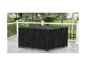 OOOXZO Patio Sofa set Covers Waterproof 210x100x70cm/LxBxH Garden Furniture Cover for Table & Chairs Windproof 600D Oxford Rattan Set Covers, UV and Tear Resistant