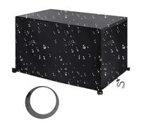 OOOXZO Waterproof Covers For Outdoor 97x97x97cm/(LxWxH) Cube Garden Sofa Covers for Patio Table Cover Chairs Windproof, Anti-UV, Ripstop 600D Rattan Furniture Cover