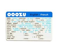 OOOZU French Language Card - Essential Words for Travel