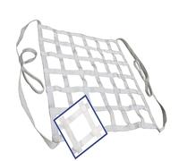 OOPDNEGAK Cargo Hoisting Nets, Durable Lifting Net For Industrial Loading And Unloading Tools, Garden Climbing Net Straps, Flat Nylon Net, Safety Hanging Nylon Lifting Net(3 X 3/Mesh 15cm/Load 2.5t)