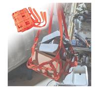 OOPDNEGAK Hanging Lifting Cargo Net, Cargo Hoisting Nets, With Straps For Warehouse/Factory/Construction, Flat Nylon Sling Hoisting Net With 10cm Square Mesh(1.5 X 1.5M/Mesh 10cm/Load 500kg)