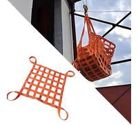 OOPDNEGAK Hanging Lifting Net - Bungee Cargo Net, Flat Nylon Sling Hoisting Net, Dock Security Tear Resistance Strong Load-Bearing Bag Nets, Material Handling Straps(3 X 3M/Mesh 15cm/Load 2.5t)