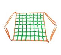 OOPDNEGAK Lifting Net For Hoist - Flat Polyester Sling Hoisting Net, Pallet Cargo Lifting Bag, Bungee Hoisting Net, Dock Security Tear Resistance Strong Load-Bearing Nets(3 X 3M/Mesh 20cm/Load 3.5t)