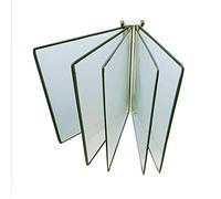 OOPDNEGAK Wall Mount Reference Organizer - Catalog Display Rack, A4 Wall-Mounted File Holder, Desktop Flip Display Folde, Desktop Reference Organizer, With 5Display Pockets(A)