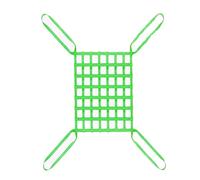OOPDNEGAK Webbing Cargo Securing Net, Lashing Net for Boxes and Pallets, Strong Load Safety Lifting Net Straps, Heavy Duty Pallet Cargo Net, for Pickup Truck Bed(1.5 X 1.5M/Mesh 10cm/Load 300kg)