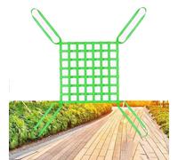 OOPDNEGAK Webbing Net Cargo Securing Net, Lashing Net for Boxes and Pallets, Strong Load Safety Lifting Net Straps, Cargo Net for Pickup Truck Bed(1.5 X 1.5M/Mesh 10cm/Load 500kg)