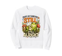 Oops But Somehow Still Alright Frog Mushroom Foragers Forest Sweatshirt