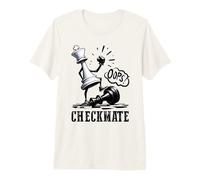 Oops Checkmate Funny Chess King Mascot Victory Premium T-Shirt